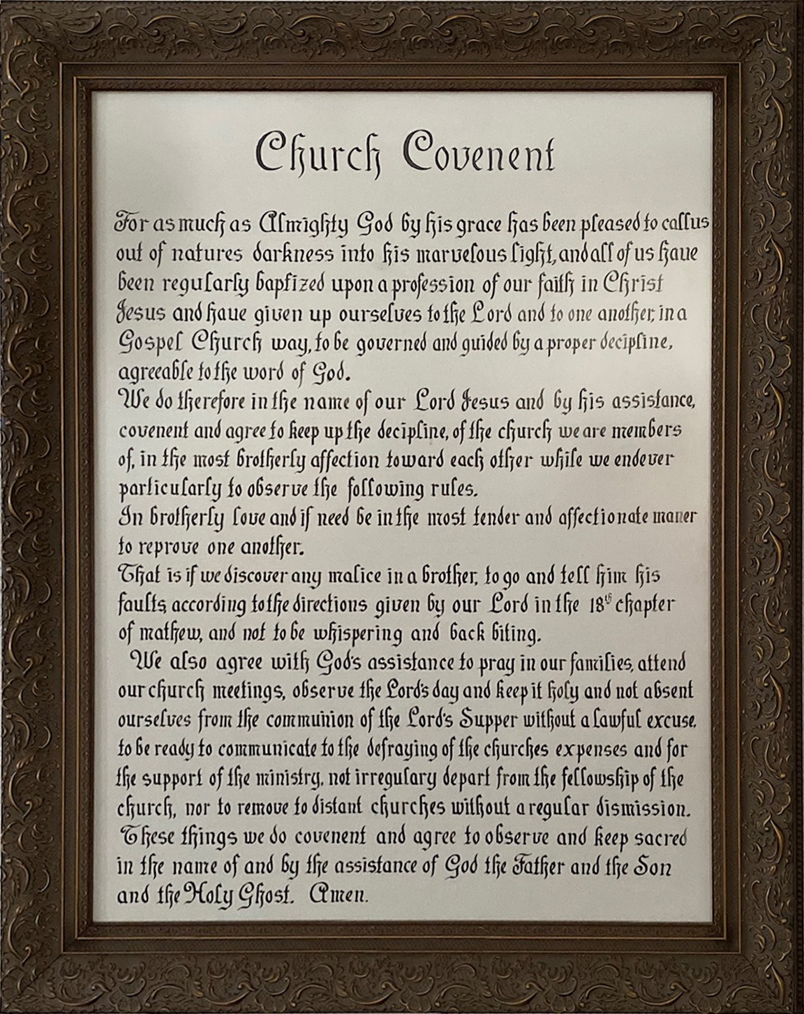Church Covenant | NPPBC